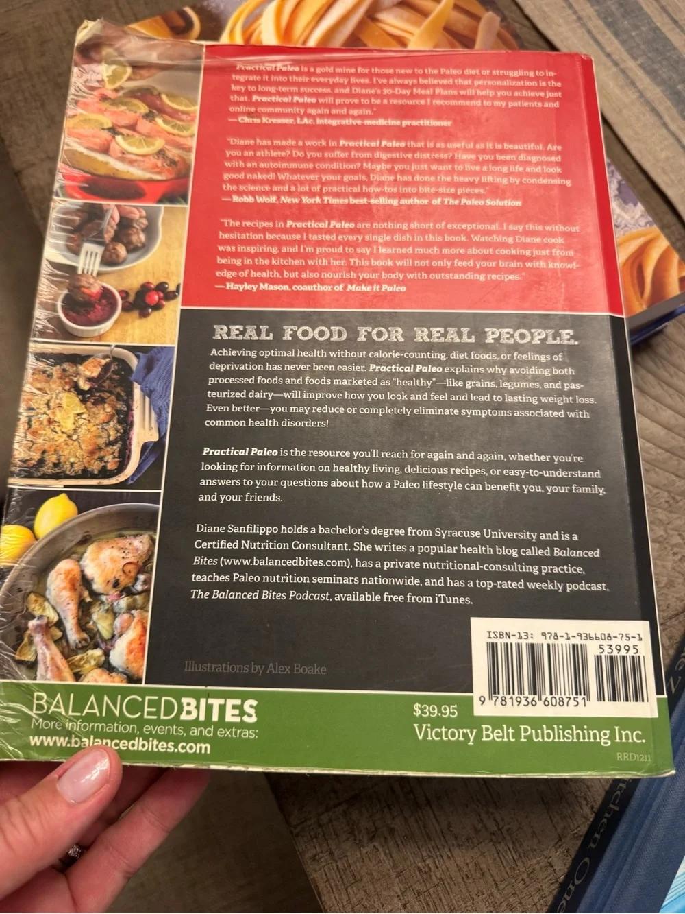 Practical Paleo Cookbook by Diane Sanfilippo - Red Cover